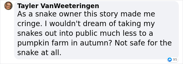 Pumpkin Farm Kicks Out Karen Who Brought A Snake To Its Territory, She Threatens To Go To The Press, Gets Shut Down By The Owner