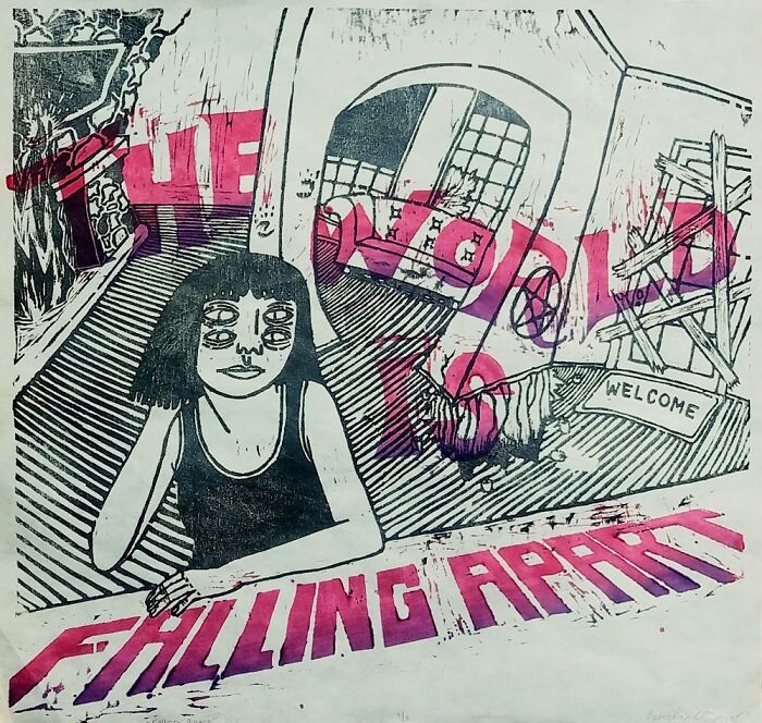 A Woodblock Print I Did Earlier This Year