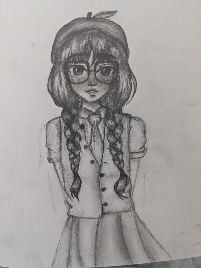 A Self Portrait I Made When I Was In 6th Grade