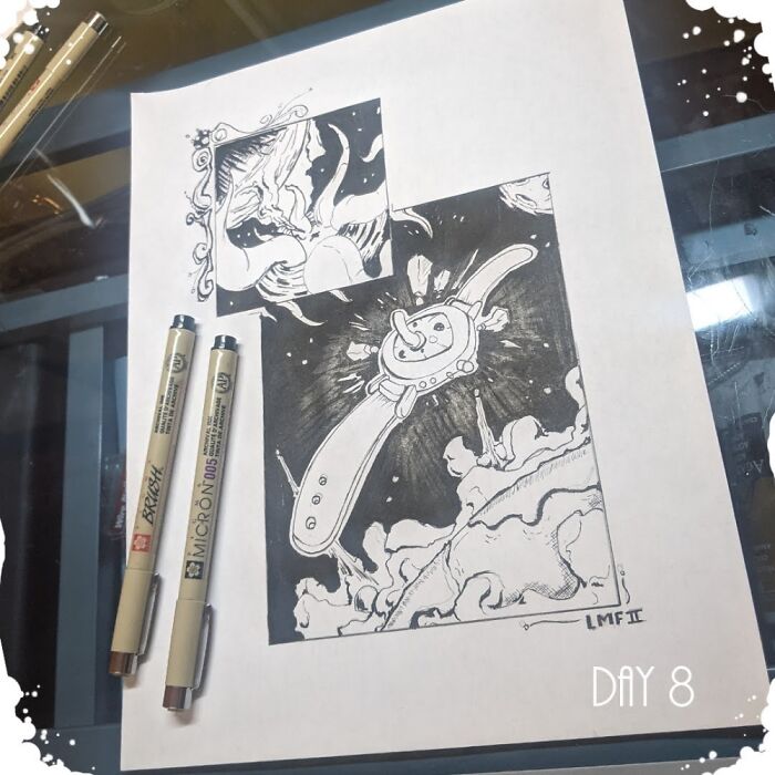 @inktober2021 Day 8: Watch