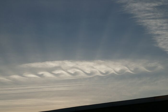 Kelvin Helmholtz Billowing Clouds In Denmark 2016