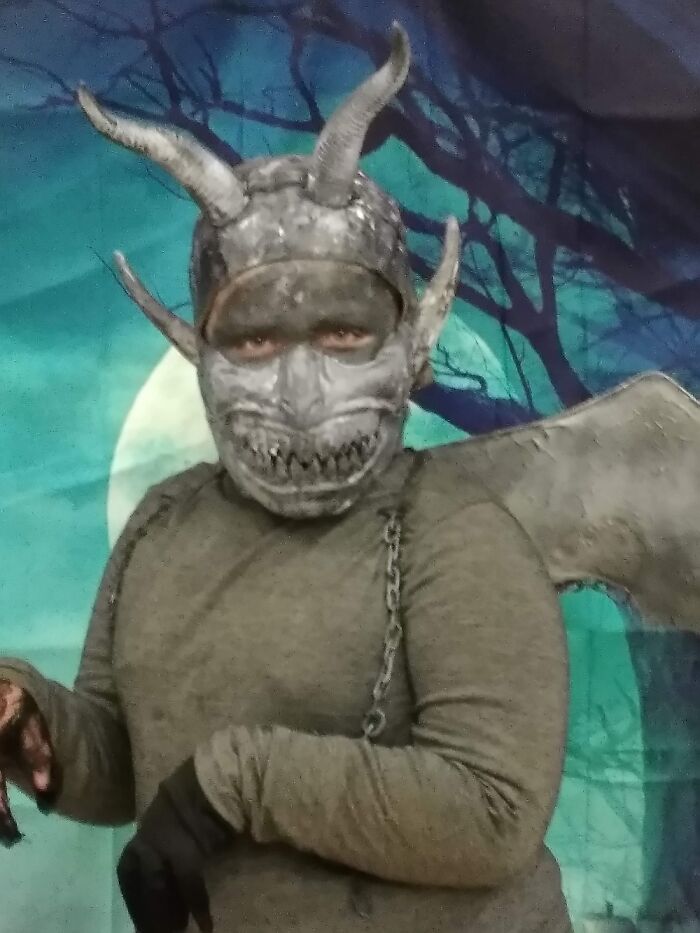 My Daughter Wanted To Be A Gargoyle