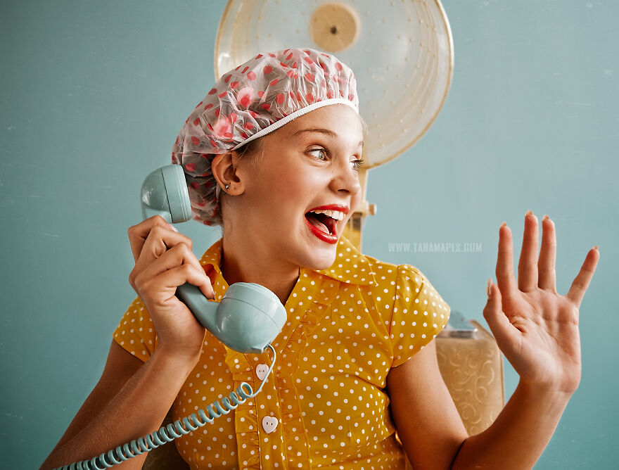 How My Adhd Helped Me Create This 50s Hair Salon Shoot (19 Pics)
