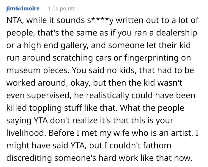 Woman Wants To Know If She Is The Jerk For Charging Her Sister $3,400 For A Painting Her 9 Y.O. Nephew Ruined