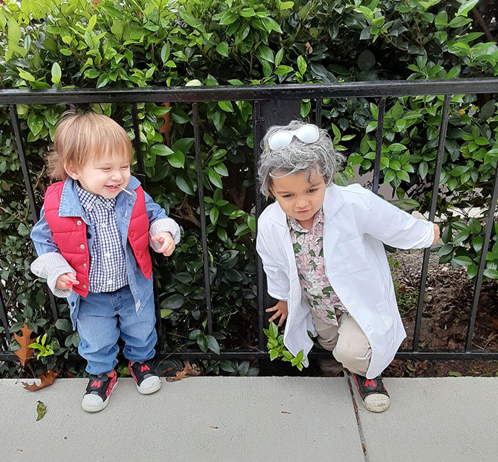 My Kids Were Doc & Marty From BTTF