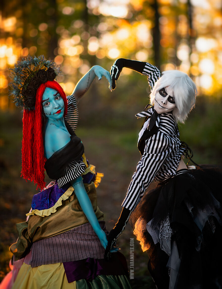 I Created A Halloween Town And Props To Shoot This Nightmare Before Christmas Set