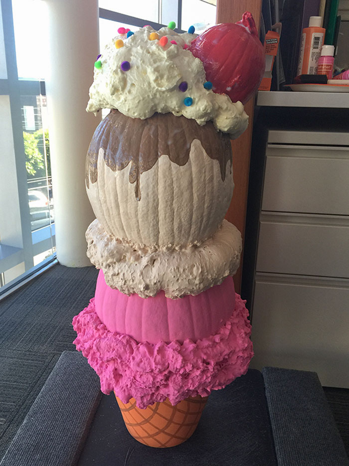 My Team's Entry Into Our Company's Annual Pumpkin Decorating Contest