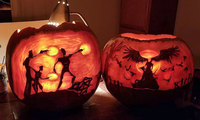 "And Then He Greeted Death As An Old Friend, And Went With Him Gladly, And, Equals, They Departed This Life.” The Tale Of The Three Brothers, Both Pumpkins Together