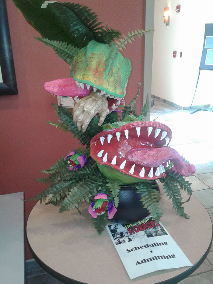 My Little Shop Of Horrors Decorated Pumpkin 2017