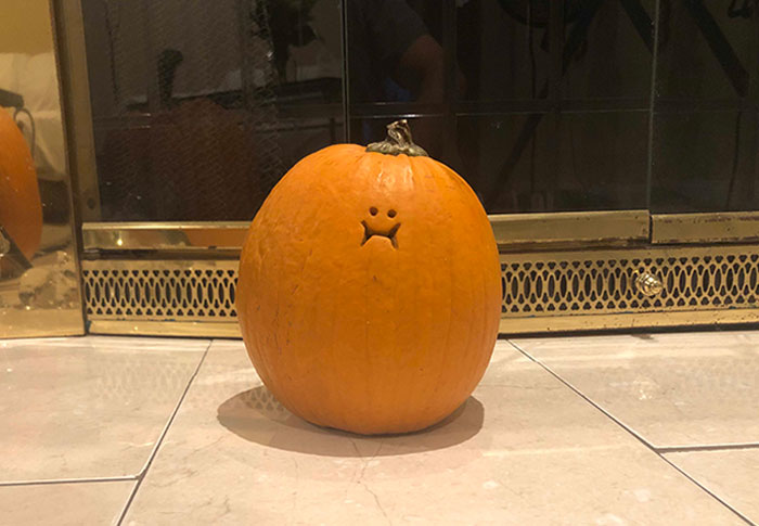 My First Time Carving A Pumpkin In Years. Love The End Result