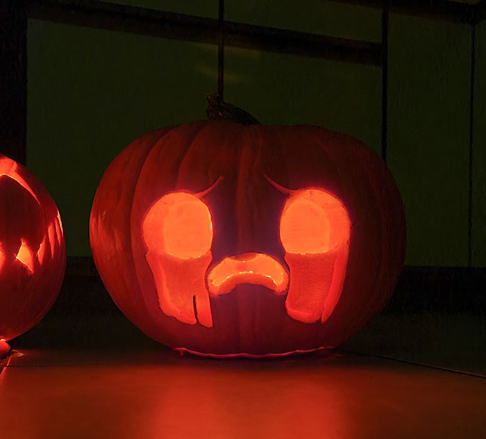 My Attempt At The Isaac Jack O'Lantern