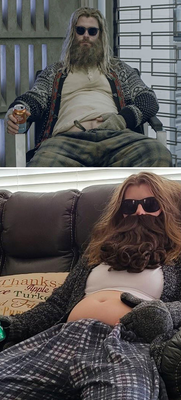 My Wife's Fat Thor Costume For Tonight