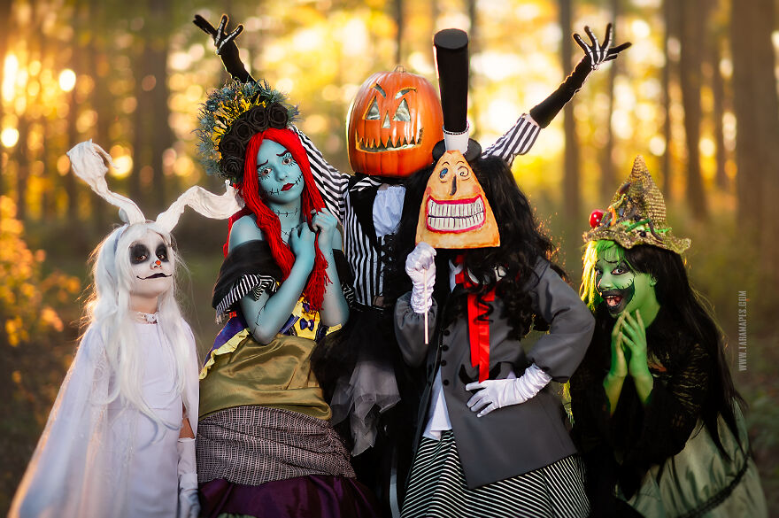 I Created A Halloween Town And Props To Shoot This Nightmare Before Christmas Set