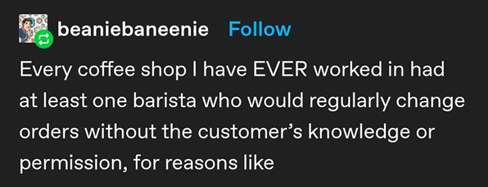 Person Pens Down How Important It Is To Serve Customers Exactly What They Ordered And The Tumblr Thread Goes Viral