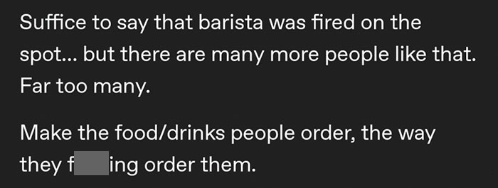Person Pens Down How Important It Is To Serve Customers Exactly What They Ordered And The Tumblr Thread Goes Viral