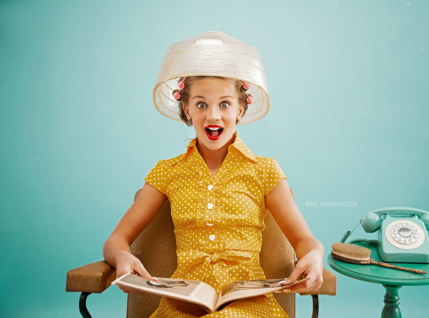 How My Adhd Helped Me Create This 50s Hair Salon Shoot (19 Pics)