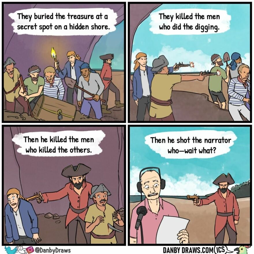 Artist Makes Random Comics That Promise To Color Your Day (59 Comics)