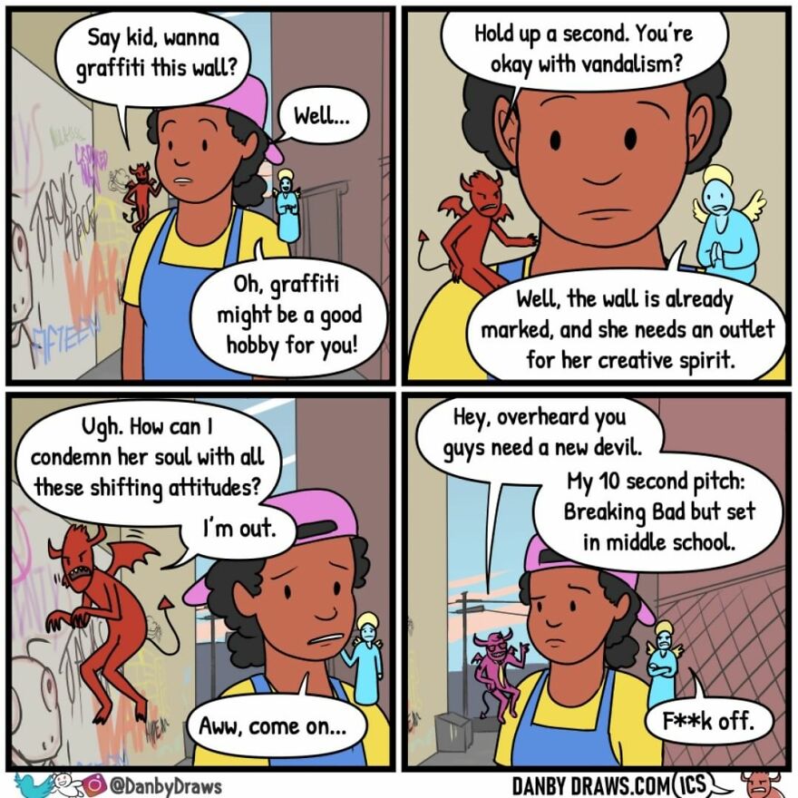 Artist Makes Random Comics That Promise To Color Your Day (59 Comics)