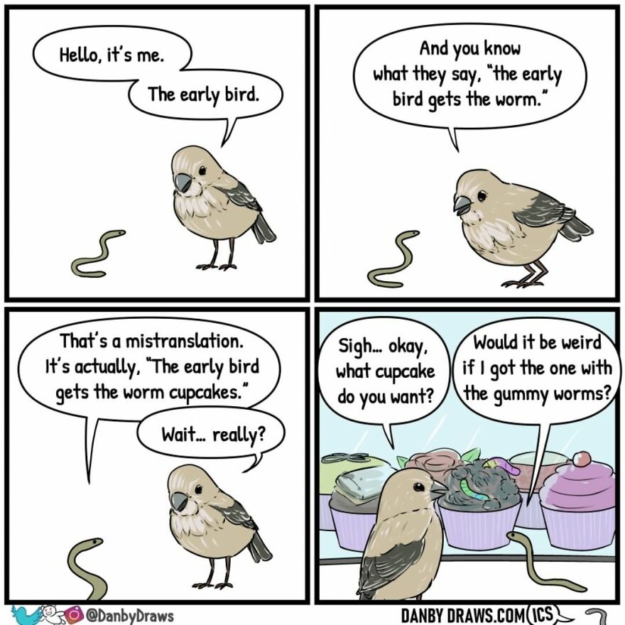 Artist Makes Random Comics That Promise To Color Your Day (59 Comics)