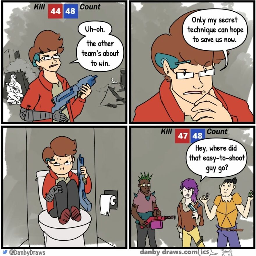 Artist Makes Random Comics That Promise To Color Your Day (59 Comics)