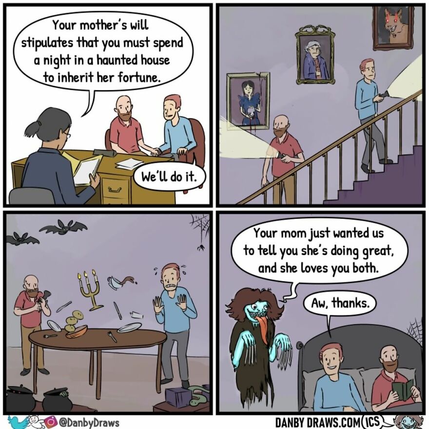 Artist Makes Random Comics That Promise To Color Your Day (59 Comics)