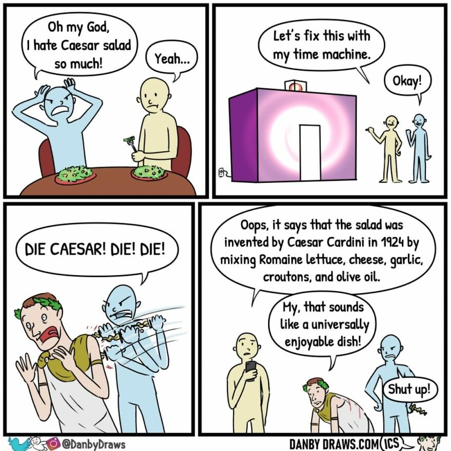 Artist Makes Random Comics That Promise To Color Your Day (59 Comics)