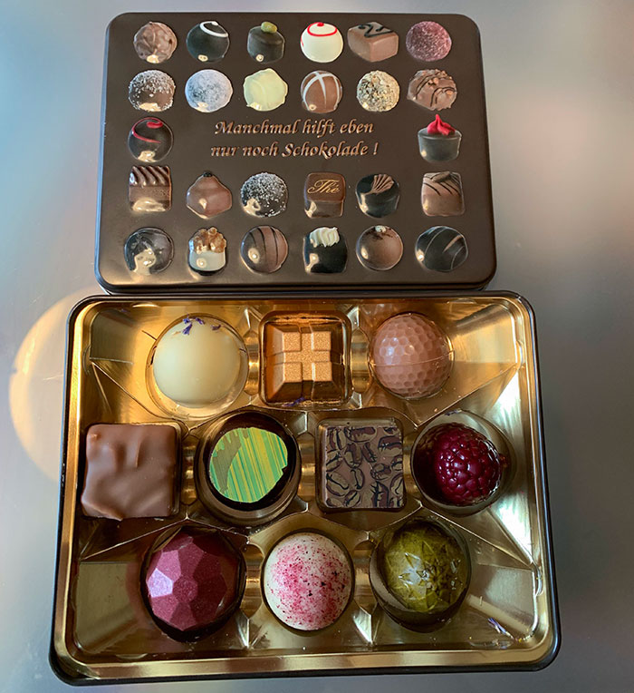 The Cover Of This Chocolate Packaging vs. The Actual Content