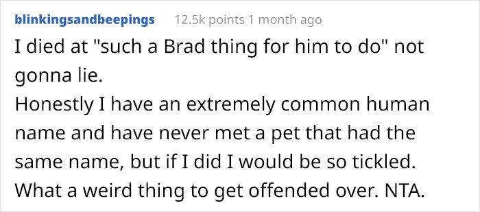 Person Gives Their Dog A Human Name, Turns Out His Sister’s Boyfriend Is Named The Same And Family Drama Ensues Person Gives Their Dog A Human Name, Turns Out His Sister’s Boyfriend Is Named The Same And Family Drama Ensues