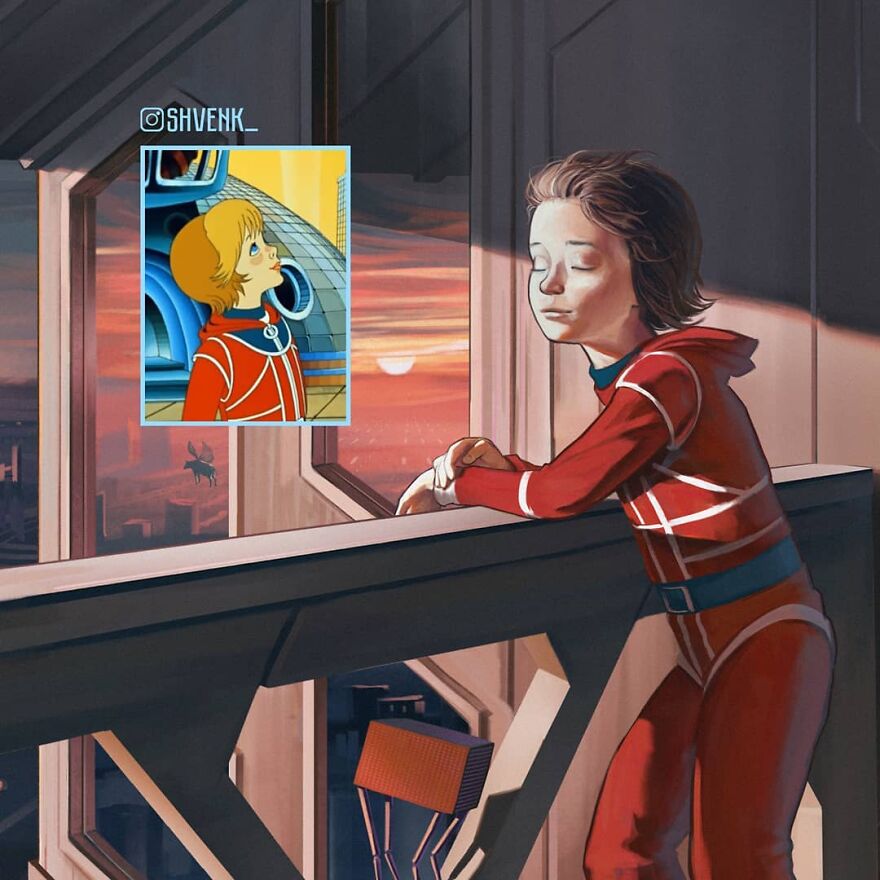A Russian Artist Makes Her Favorite Soviet Cartoon Heroes More Realistic (28 Pics)