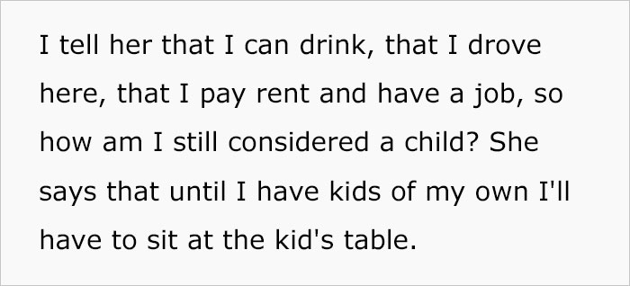 22-Year-Old Guy Gets Asked To Sit With The Kids At Family Party, Takes The Quiche He Brought And Just Leaves