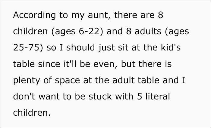 22-Year-Old Guy Gets Asked To Sit With The Kids At Family Party, Takes The Quiche He Brought And Just Leaves