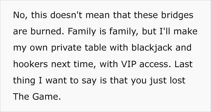 22-Year-Old Guy Gets Asked To Sit With The Kids At Family Party, Takes The Quiche He Brought And Just Leaves