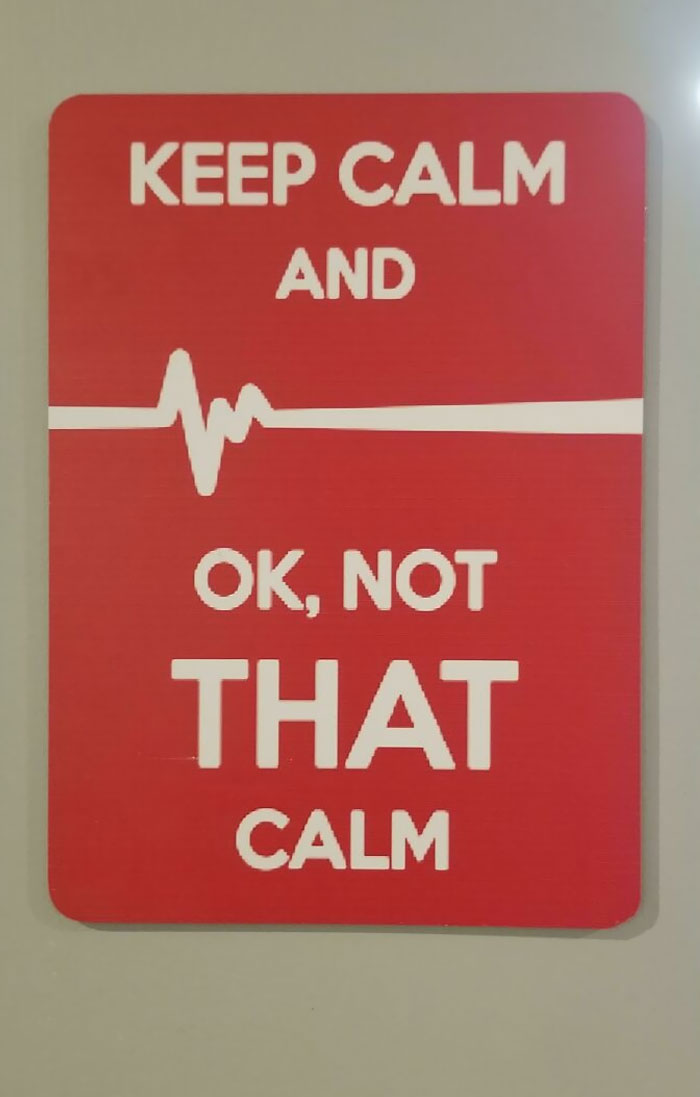 This Sign At My Doctor's Office