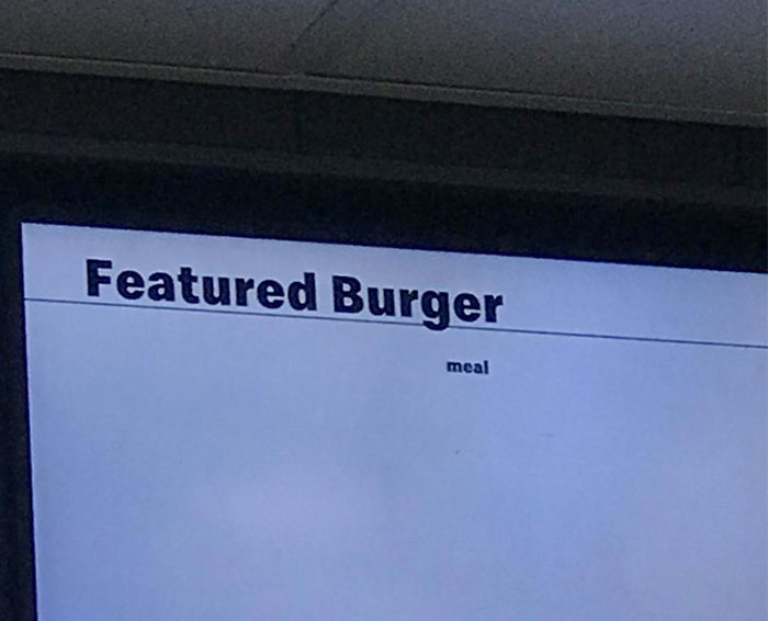 My Favorite Food, The McMeal