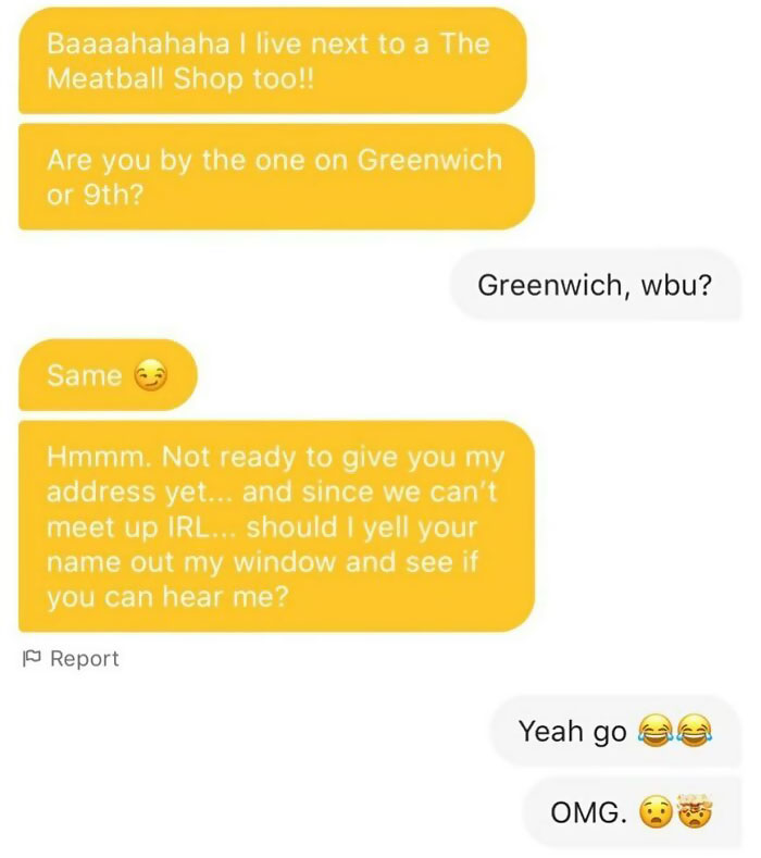 Assuming They’re At Least 6 Feet Apart, We’re Hoping They Hit It Off In What Might Be The Absolute Most Convenient Match Ever