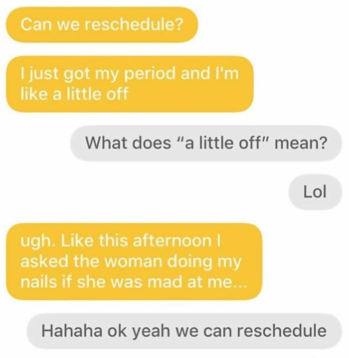 We Always Feel The Nail Lady Is Mad At Us Because We Live In A Constant State Of Anxiety