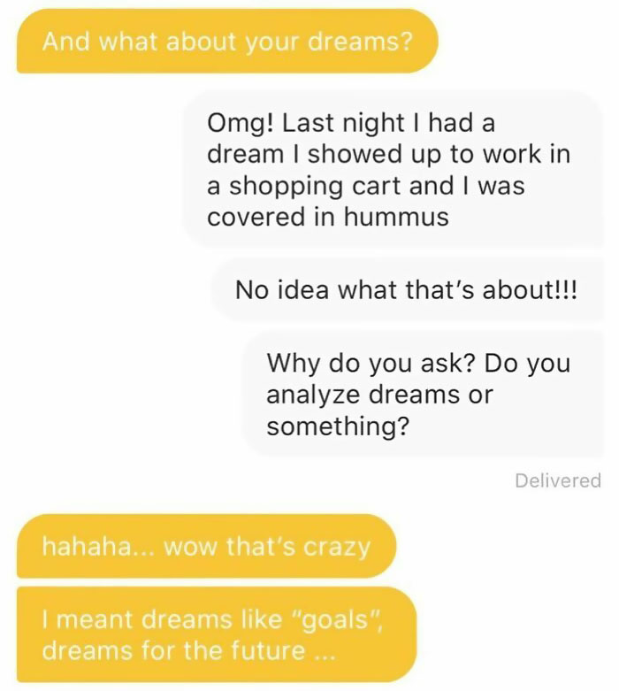 File Under: “Classic Mistake”? Or “When Dreams Become Reality”?