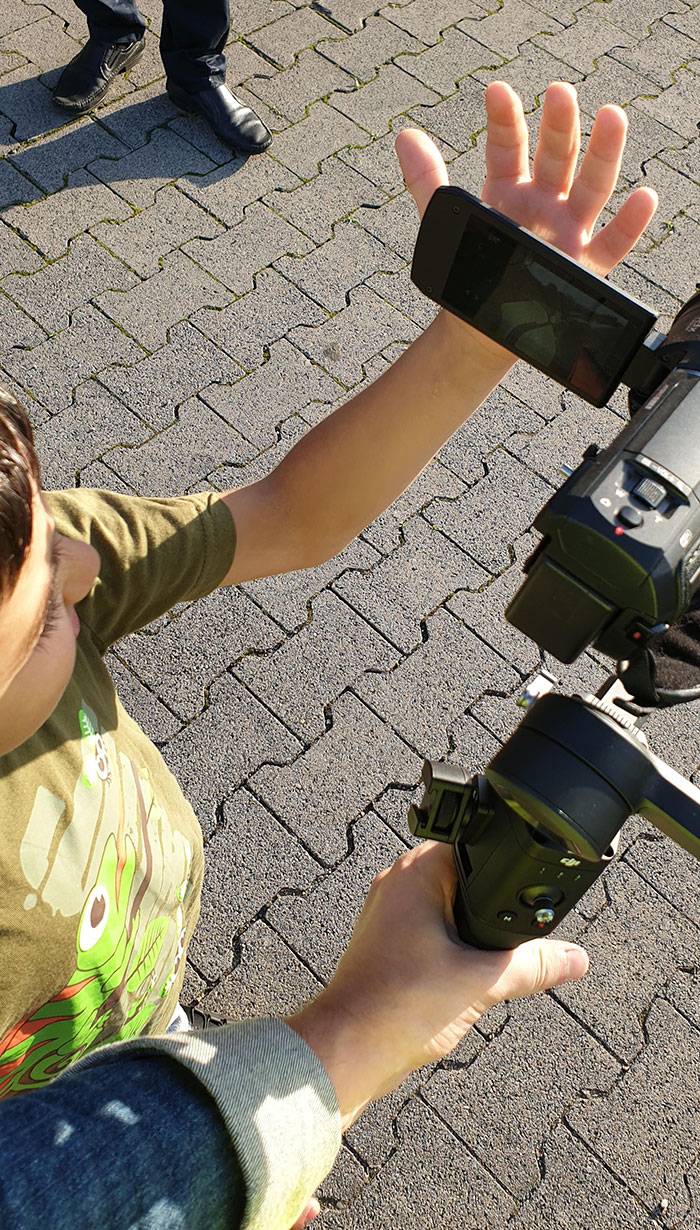 My Little Brother Tried To Block The Lens