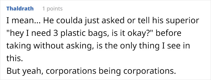 Guy Tells Story Of Friend Taking 3 Trash Bags From Work And Getting Fired, Now People Are Sharing Similar Stories Guy Tells Story Of Friend Taking 3 Trash Bags From Work And Getting Fired, Now People Are Sharing Similar Stories
