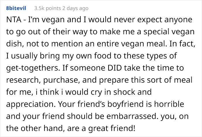 &ldquo;Am I The [Jerk] For Getting Annoyed With My Friend&rsquo;s Vegan Boyfriend?&rdquo;