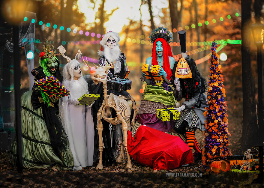 I Created A Halloween Town And Props To Shoot This Nightmare Before Christmas Set