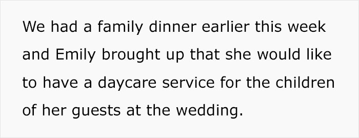 Brother's Future Wife Expects Woman To Babysit 40 Kids During Their Wedding, Goes Ballistic When She Refuses Brother's Future Wife Expects Woman To Babysit 40 Kids During Their Wedding, Goes Ballistic When She Refuses