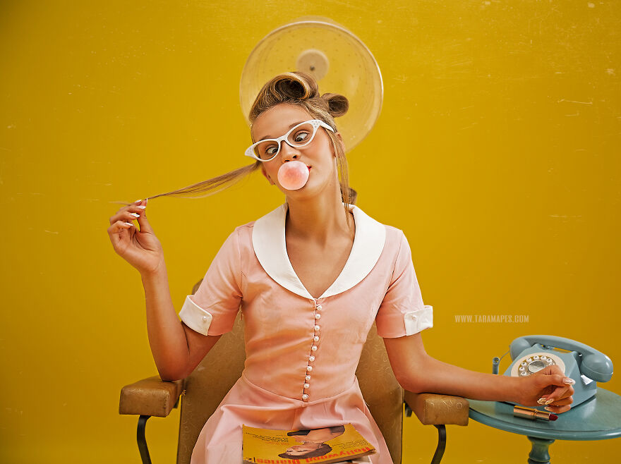 How My Adhd Helped Me Create This 50s Hair Salon Shoot (19 Pics)