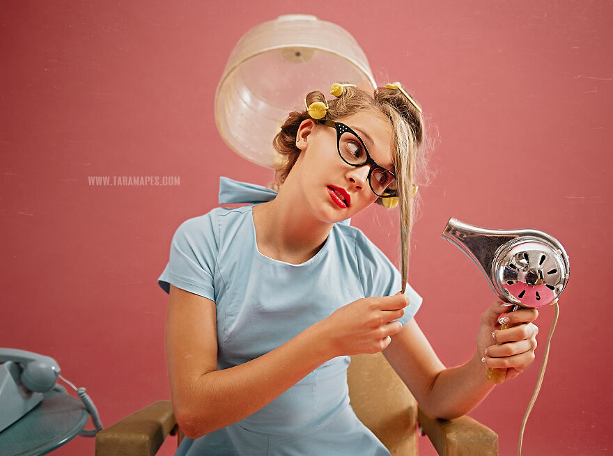 How My Adhd Helped Me Create This 50s Hair Salon Shoot (19 Pics)