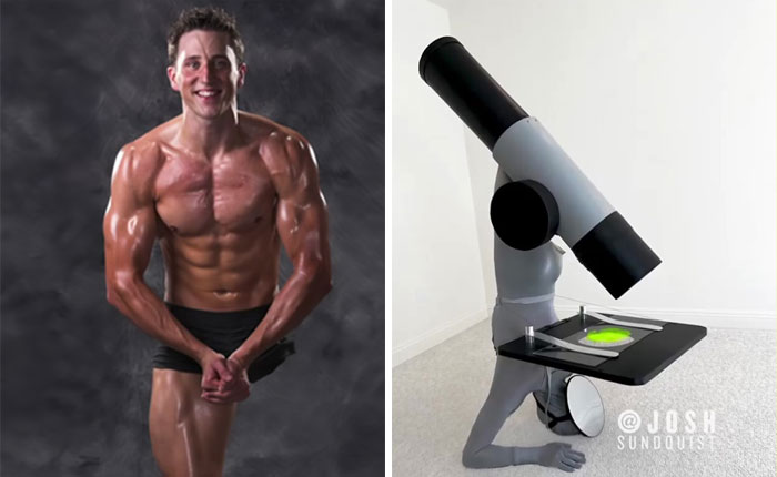 Cada Halloween, este chico con una sola pierna hace un disfraz épico de Halloween y acaba de revelar su traje 2021