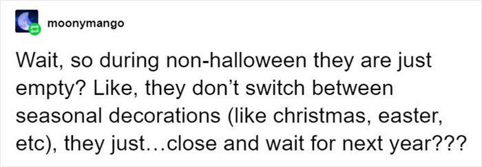 "You People Are Insane": People Online Are Surprised By Halloween Stores In The US That Are Only There For This Specific Period Of Time "You People Are Insane": People Online Are Surprised By Halloween Stores In The US That Are Only There For This Specific Period Of Time