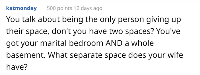 &ldquo;Am I The [Jerk] For Not Giving Up My &ldquo;Man Cave&rdquo; To Accommodate My Mother-In-Law?&rdquo;