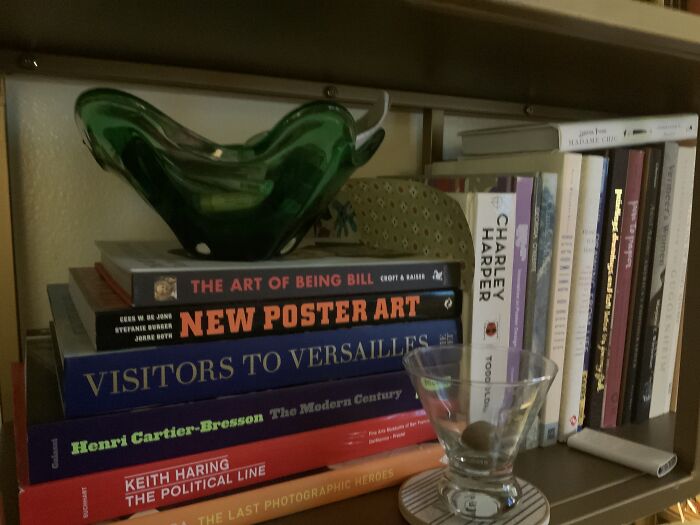 Drained Martini And A Stack Of Autumn Reading. Can I Get A Top-Up?