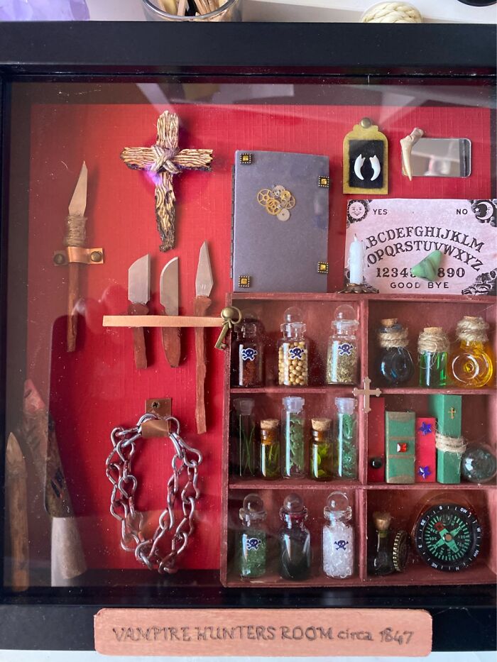 Vampire Hunters Room Shadow Box I Made