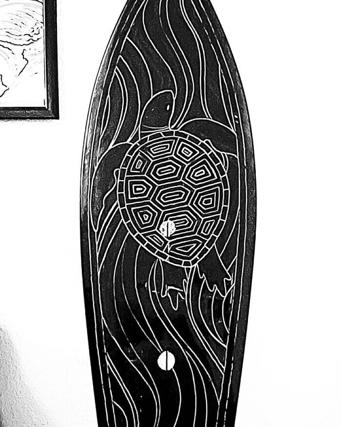 I Created This Sea Turtle Mosaic Surfboard (9 Pics) I Created This Sea Turtle Mosaic Surfboard (9 Pics)